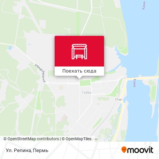 Карта Ул. Репина