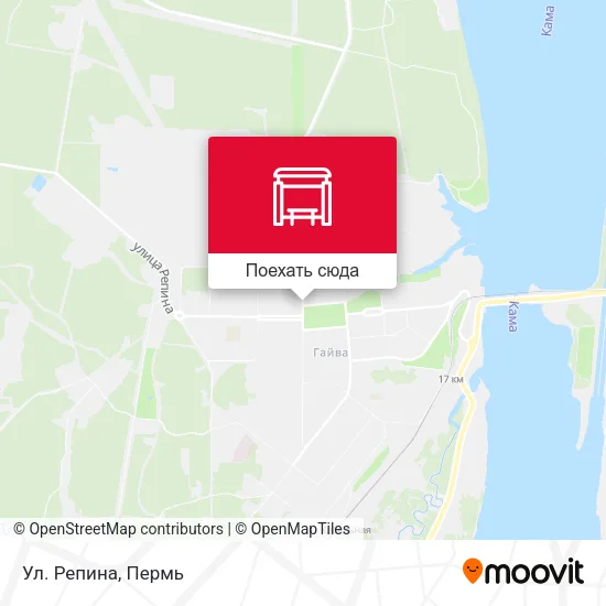 Карта Ул. Репина