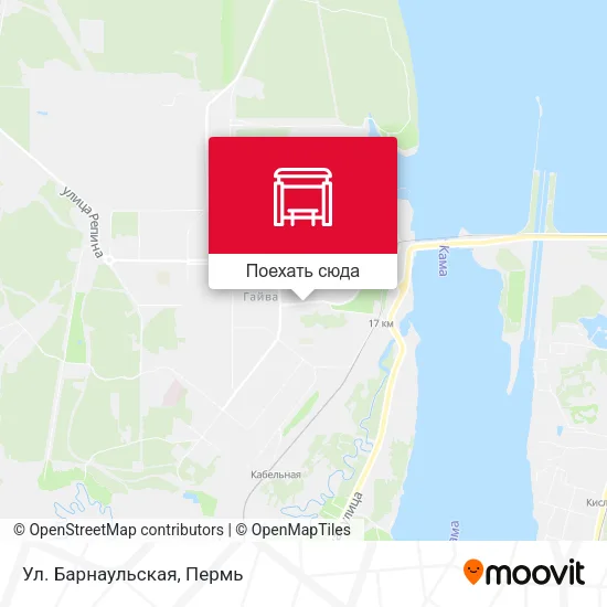 Карта Ул. Барнаульская