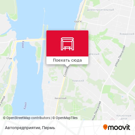 Карта Автопредприятие