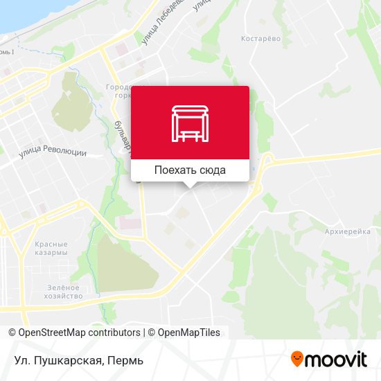 Карта Ул. Пушкарская