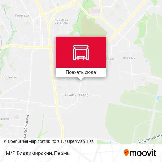 Карта М/Р Владимирский