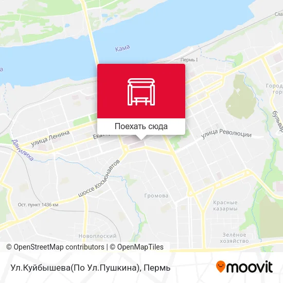Карта Ул.Куйбышева(По Ул.Пушкина)