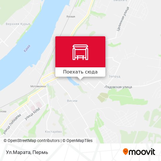 Карта Ул.Марата