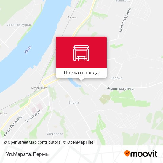 Карта Ул.Марата