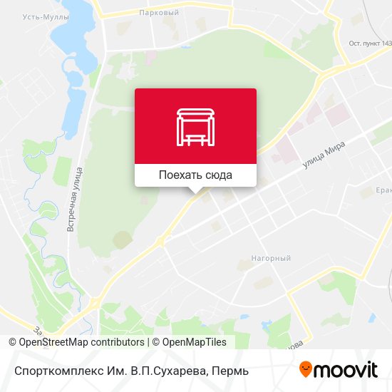 Карта Спорткомплекс Им. В.П.Сухарева