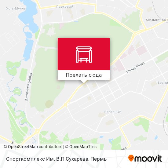 Карта Спорткомплекс Им. В.П.Сухарева