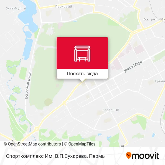 Карта Спорткомплекс Им. В.П.Сухарева