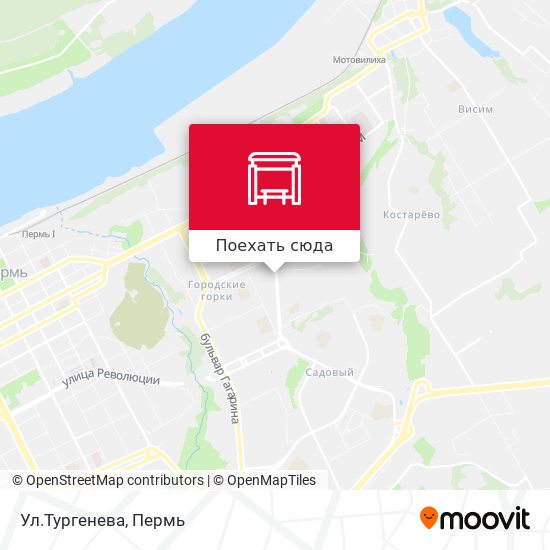 Карта Ул.Тургенева