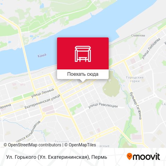 Карта Ул. Горького (Ул. Екатерининская)