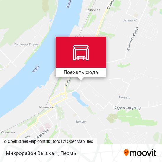 Карта Микрорайон Вышка-1