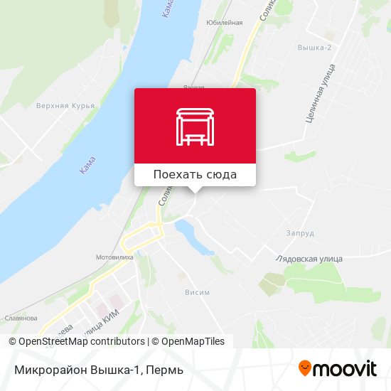 Карта Микрорайон Вышка-1