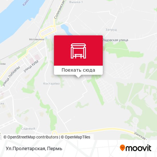 Карта Ул.Пролетарская
