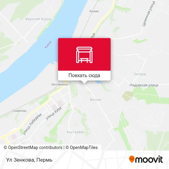 Карта Ул Зенкова