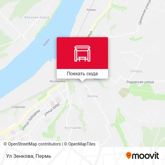 Карта Ул Зенкова