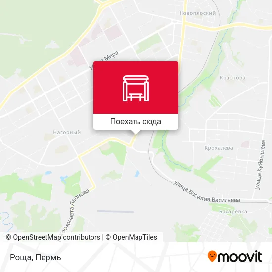 Карта Роща