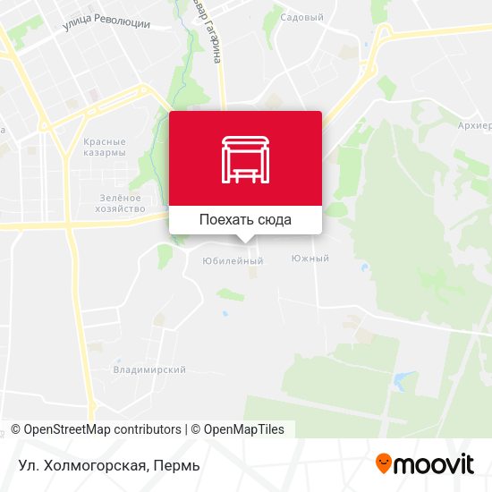 Карта Ул. Холмогорская