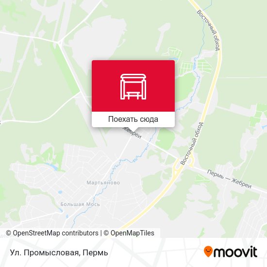 Карта Ул. Промысловая