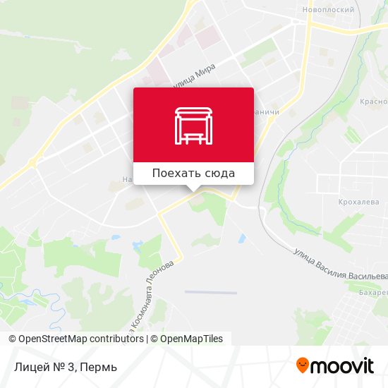 Карта Лицей № 3