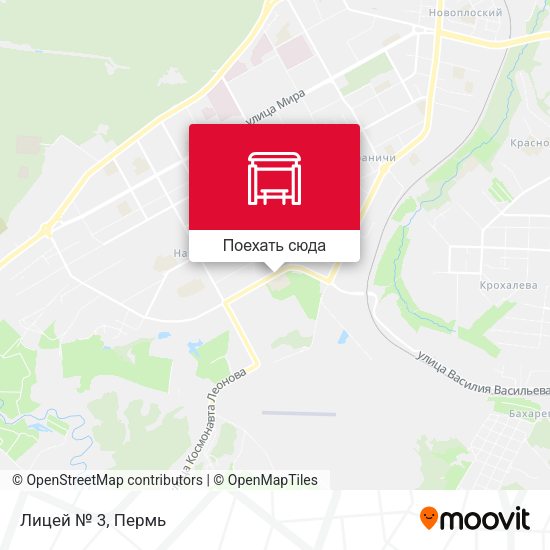 Карта Лицей № 3