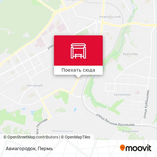Карта Авиагородок