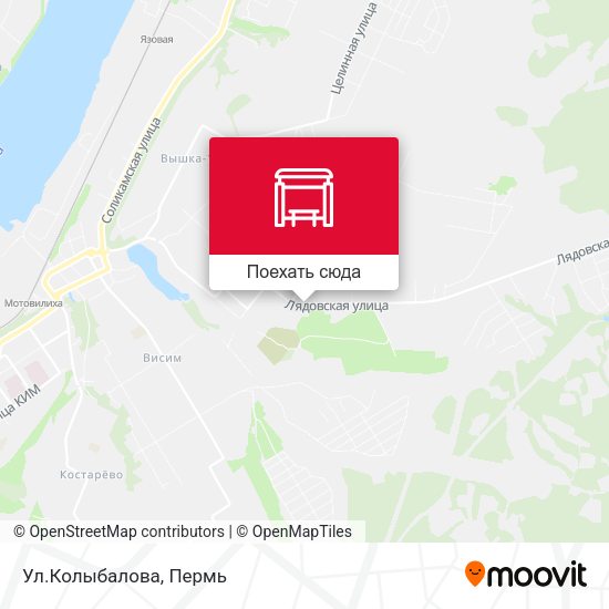 Карта Ул.Колыбалова