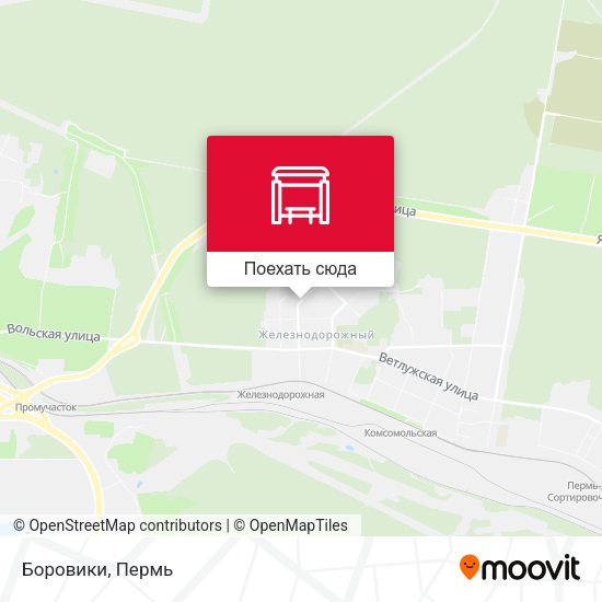 Карта Боровики