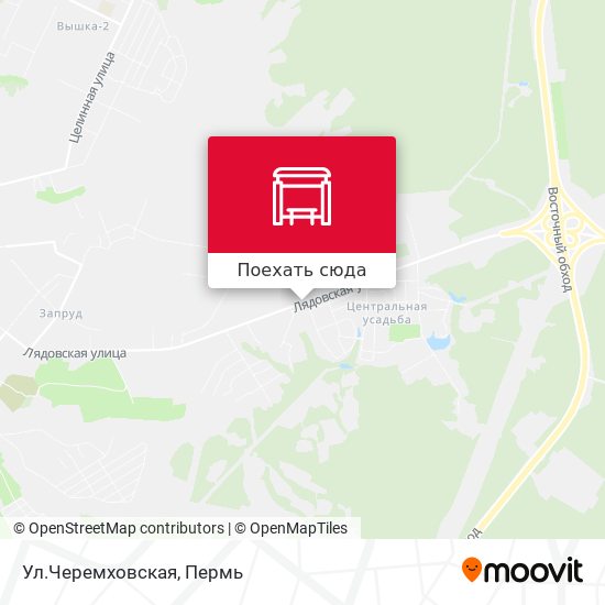 Карта Ул.Черемховская