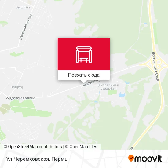 Карта Ул.Черемховская