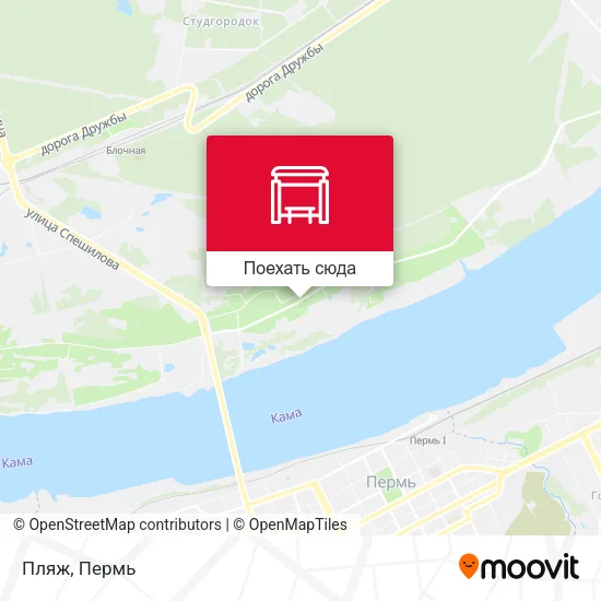 Карта Пляж