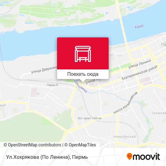 Карта Ул.Хохрякова (По Ленина)