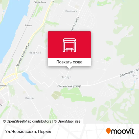 Карта Ул.Чермозская