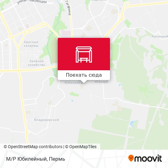 Карта М/Р Юбилейный