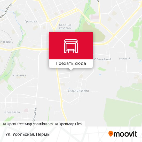 Карта Ул. Усольская