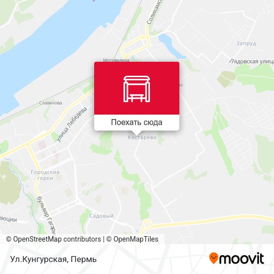 Карта Ул.Кунгурская