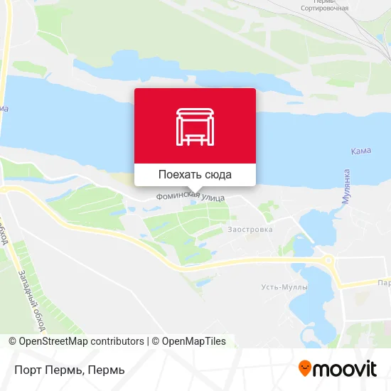 Карта Порт Пермь
