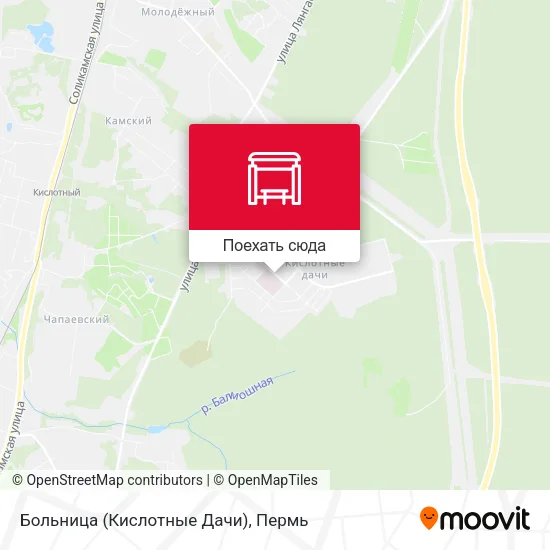 Карта Больница (Кислотные Дачи)