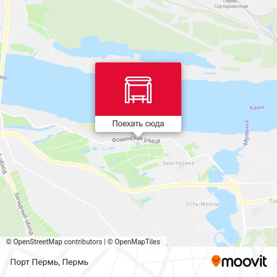 Карта Порт Пермь