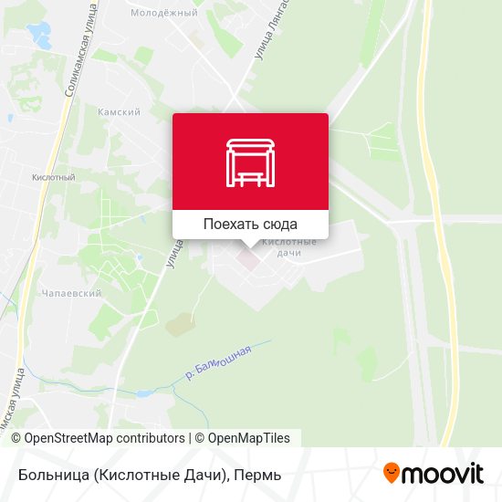Карта Больница (Кислотные Дачи)