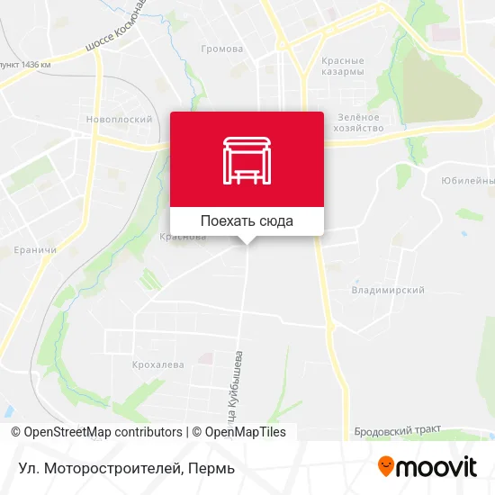 Карта Ул. Моторостроителей