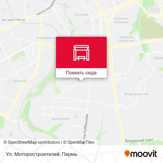 Карта Ул. Моторостроителей