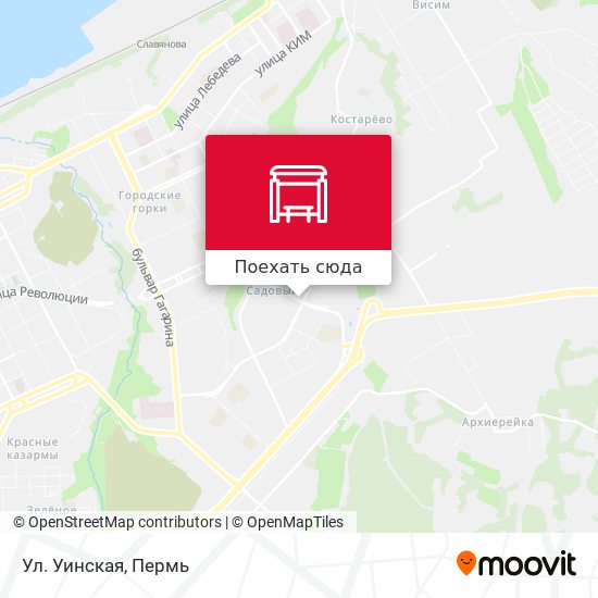 Карта Ул. Уинская