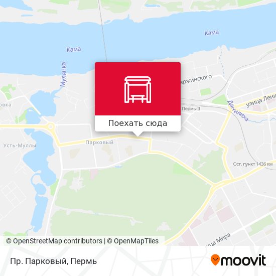 Карта Пр. Парковый