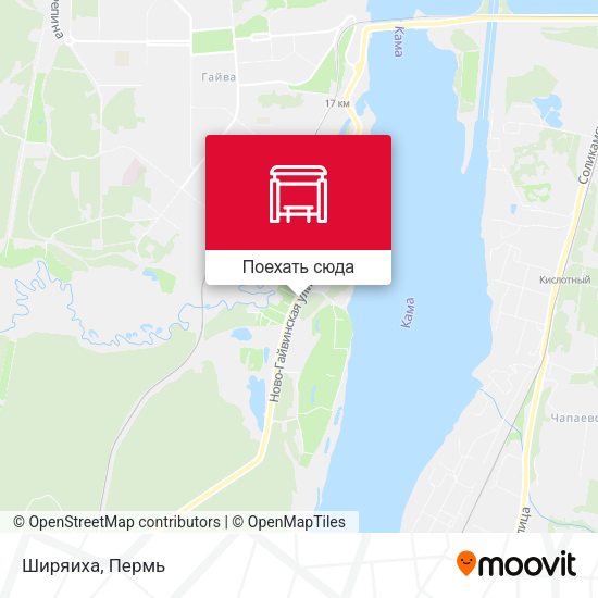 Карта Ширяиха