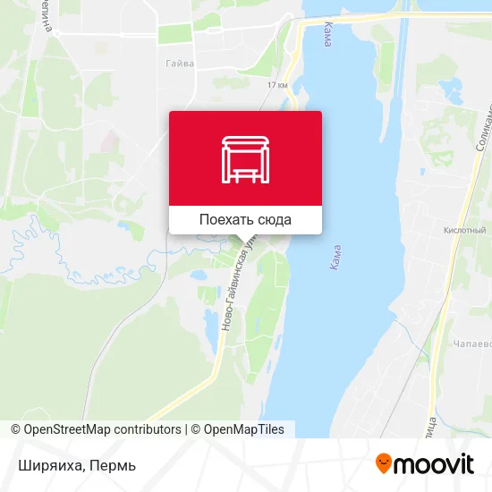 Карта Ширяиха