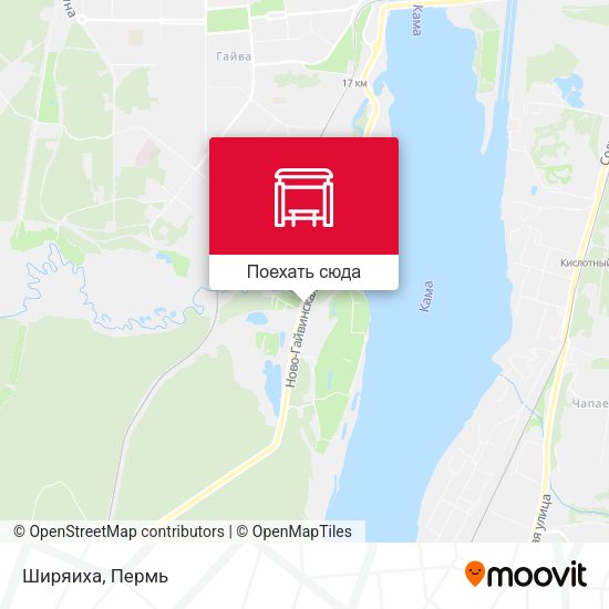 Карта Ширяиха