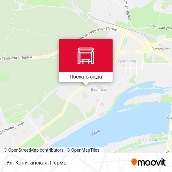 Карта Ул. Капитанская