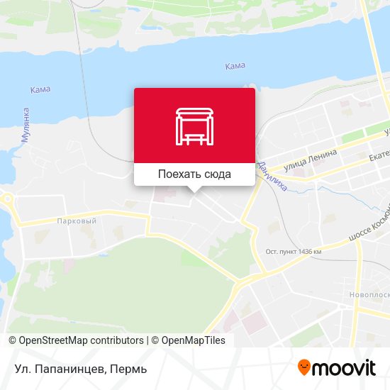 Карта Ул. Папанинцев