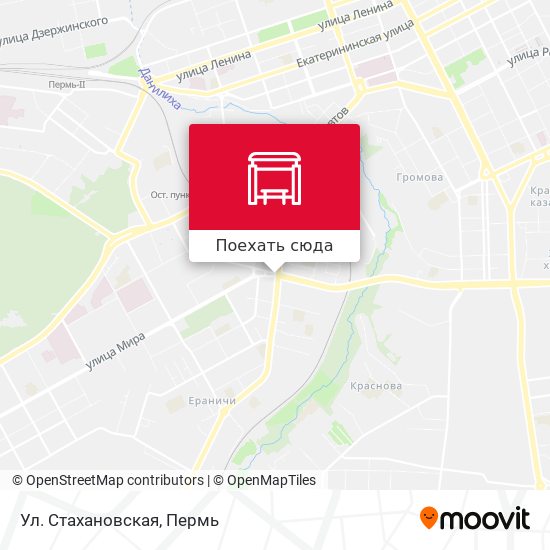 Карта Ул. Стахановская