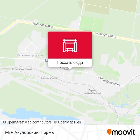Карта М/Р Акуловский